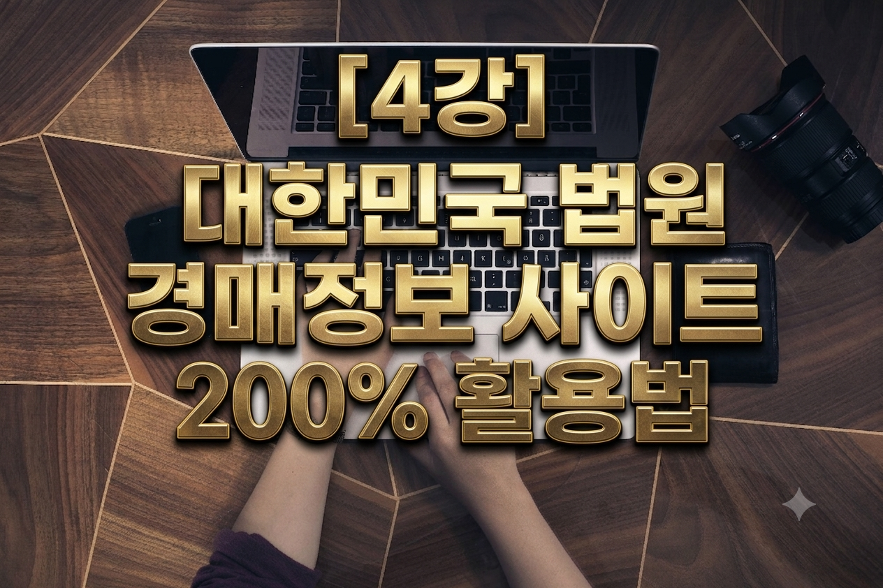 대한민국 법원 경매정보 사이트 활용법