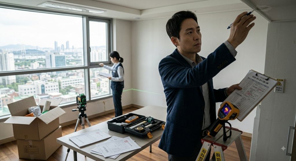 부동산 수리 하자 검수