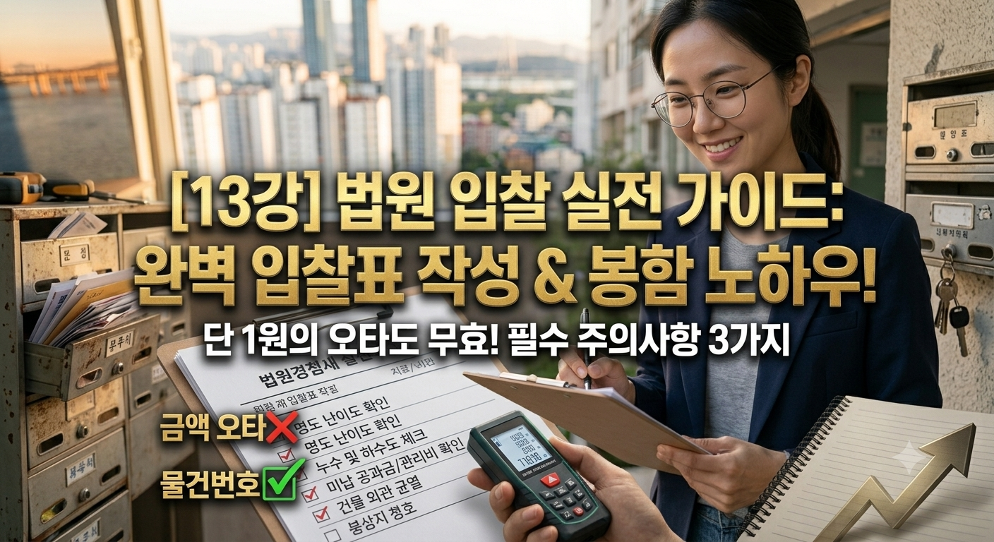 법원 입찰 방법